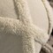 16" Handwoven Cotton Throw Pillow Cover with White on White Tufted Design and Tassel Corners